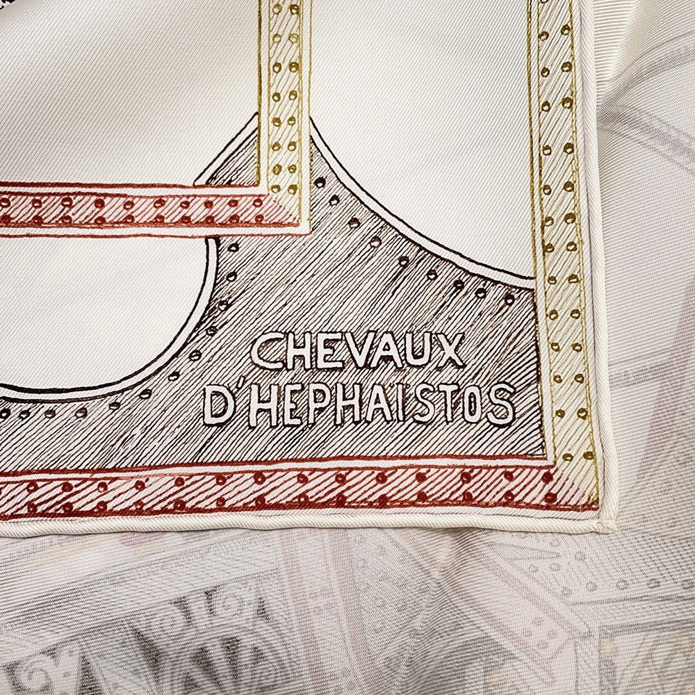 エルメス スカーフ カレ90 ヘパイストスの馬 Chevaux d'Hephaistos