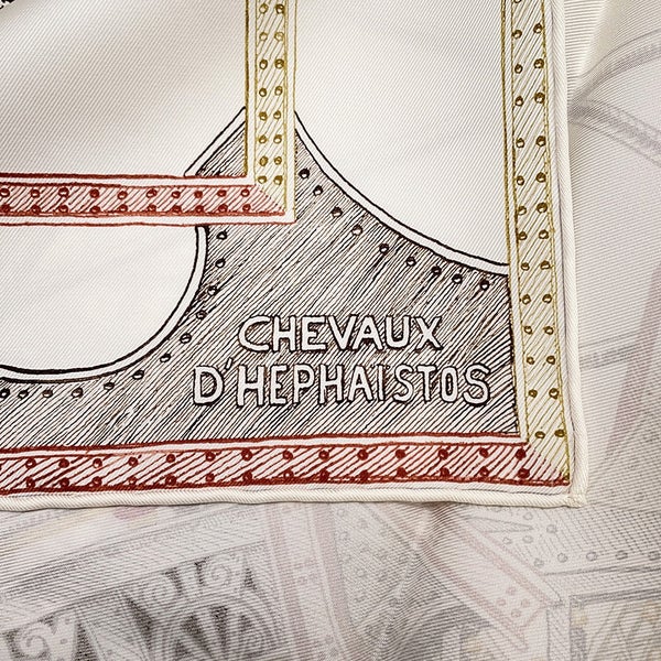 エルメス スカーフ カレ90 ヘパイストスの馬 Chevaux d'Hephaistos HERMES シルク 2026年秋冬