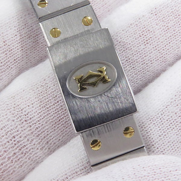 カルティエ サントスオクタゴン SM W2001683 Cartier 腕時計 アイボリー文字盤 クォーツ