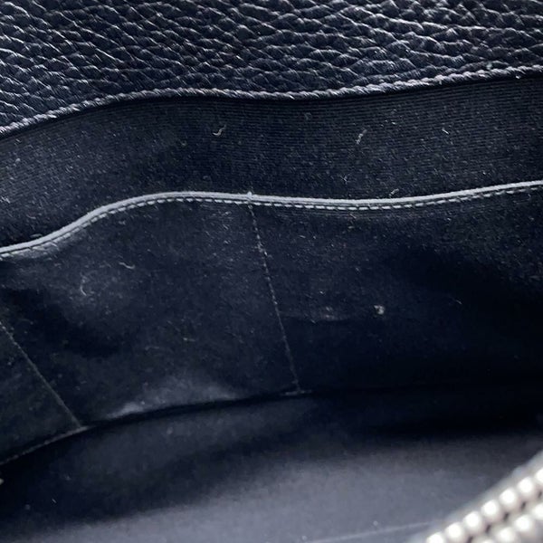 サンローランパリ ハンドバッグ サックドジュール レザー 355153 SAINT LAURENT PARIS 2wayショルダーバッグ 黒