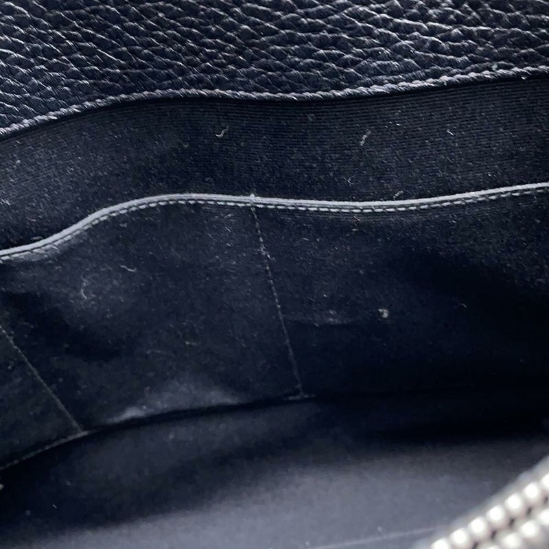 サンローランパリ ハンドバッグ サックドジュール レザー 355153 SAINT LAURENT PARIS 2wayショルダーバッグ 黒