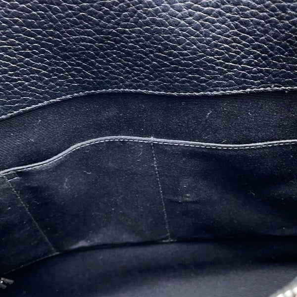 サンローランパリ ハンドバッグ サックドジュール レザー 355153 SAINT LAURENT PARIS 2wayショルダーバッグ 黒