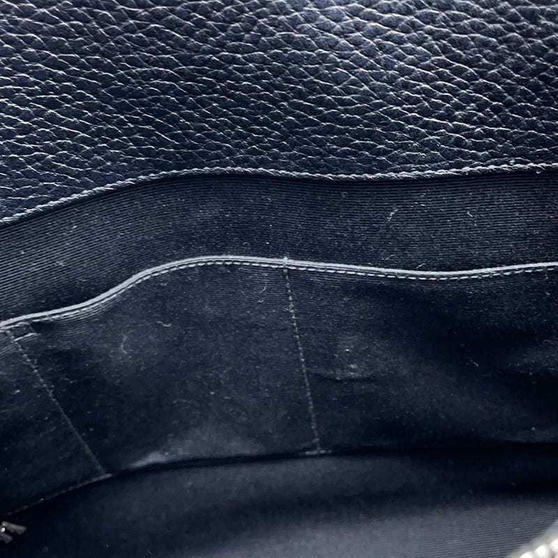 サンローランパリ ハンドバッグ サックドジュール レザー 355153 SAINT LAURENT PARIS 2wayショルダーバッグ 黒