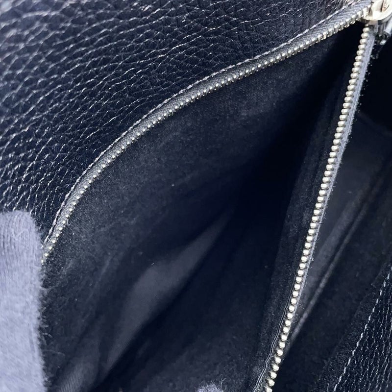 サンローランパリ ハンドバッグ サックドジュール レザー 355153 SAINT LAURENT PARIS 2wayショルダーバッグ 黒