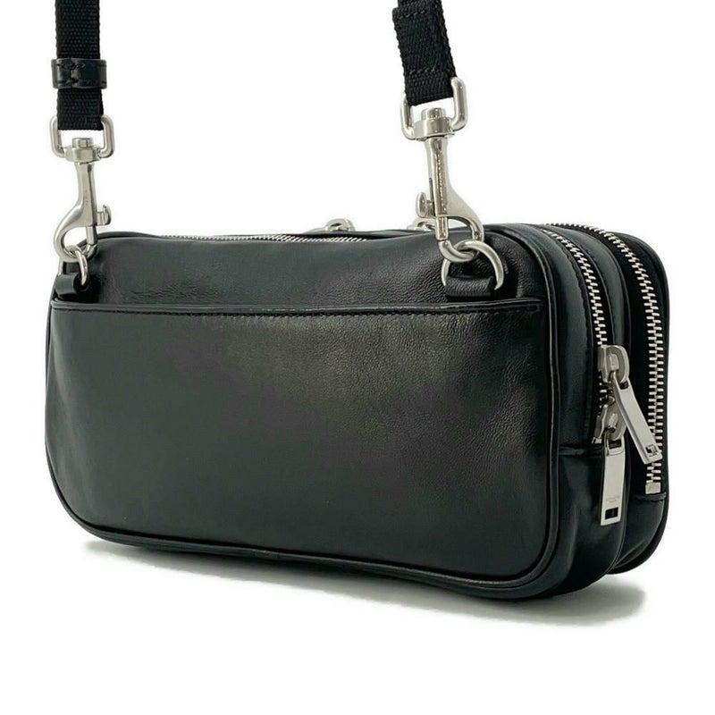 サンローランパリ ショルダーバッグ 型押しレザー 712569 SAINT LAURENT PARIS バッグ 黒