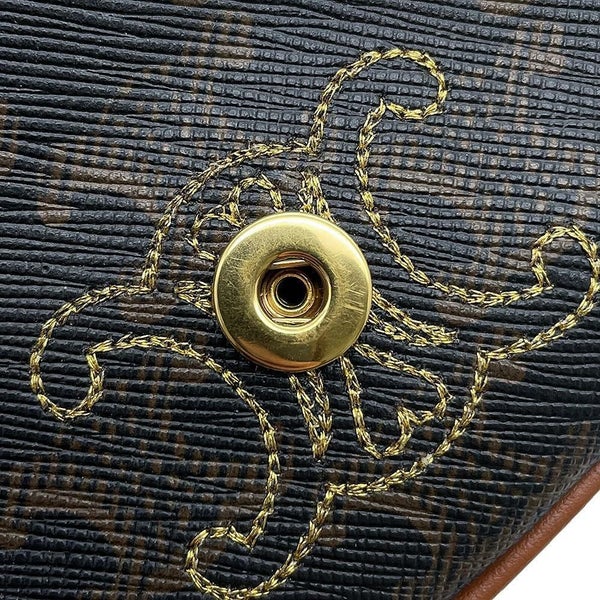 セリーヌ ショルダーバッグ トリオンフ刺繍ミニ ブザス 196702ECK CELINE バッグ