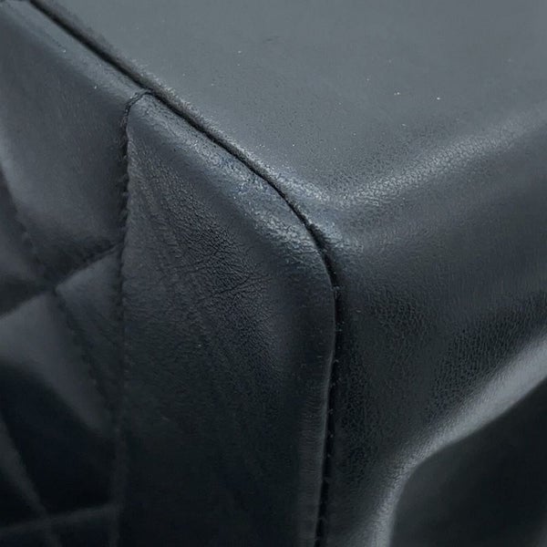 シャネル チェーンショルダーバッグ マトラッセ25 ココマーク ダイアナ ラムスキン A01165 CHANEL 黒