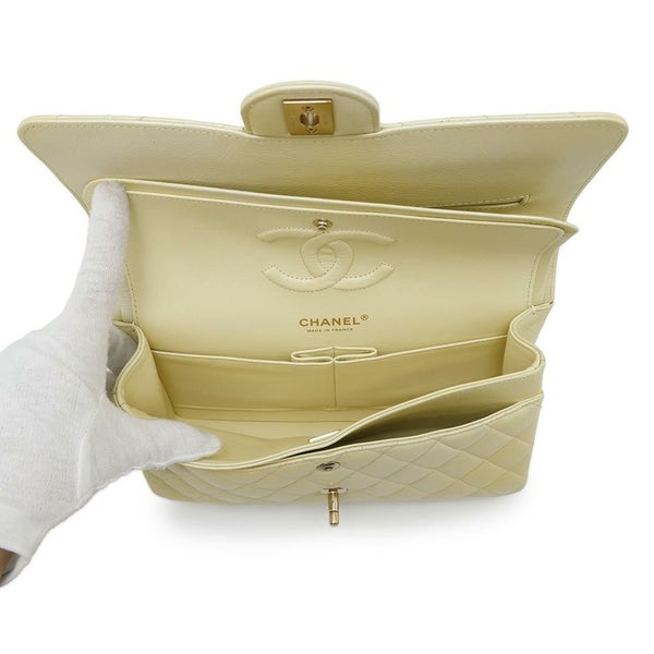 シャネル チェーンショルダーバッグ マトラッセ25 ココマーク カーフレザー ダブルチェーン A01112 CHANEL グラデーション