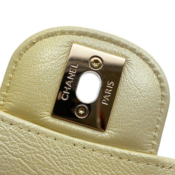 シャネル チェーンショルダーバッグ マトラッセ25 ココマーク カーフレザー ダブルチェーン A01112 CHANEL グラデーション