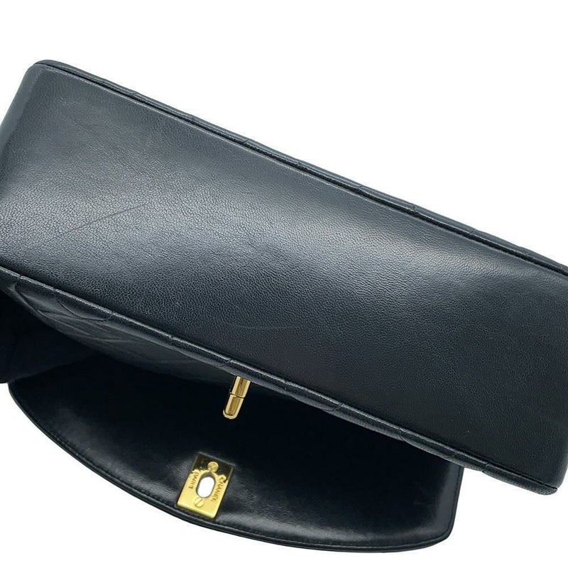 シャネル チェーンショルダーバッグ マトラッセ ココマーク ダイアナ ラムスキン A01164 CHANEL バッグ 斜め掛け 黒