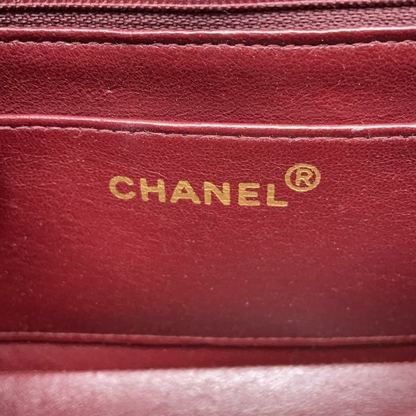 シャネル チェーンショルダーバッグ マトラッセ ココマーク ダイアナ ラムスキン A01164 CHANEL バッグ 斜め掛け 黒