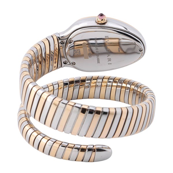 ブルガリ セルペンティ トゥボガス S  BVLGARI 腕時計 シルバー文字盤 クォーツ