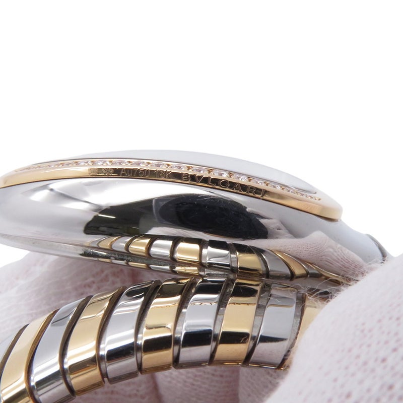 ブルガリ セルペンティ トゥボガス S  BVLGARI 腕時計 シルバー文字盤 クォーツ