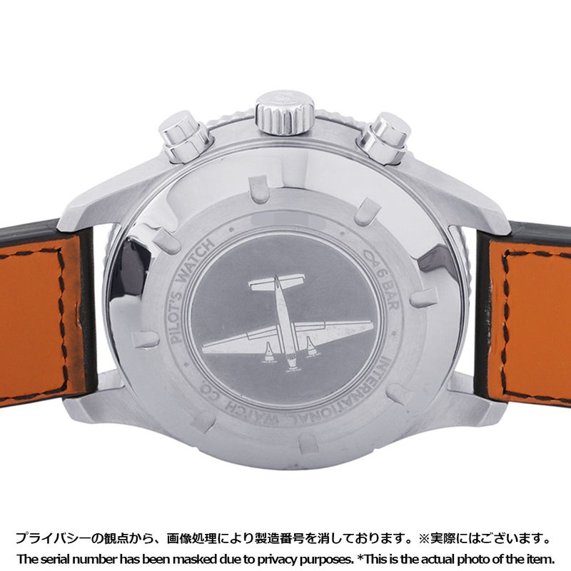IWC パイロットウォッチ タイムゾーナー クロノグラフ IW395001 黒文字盤