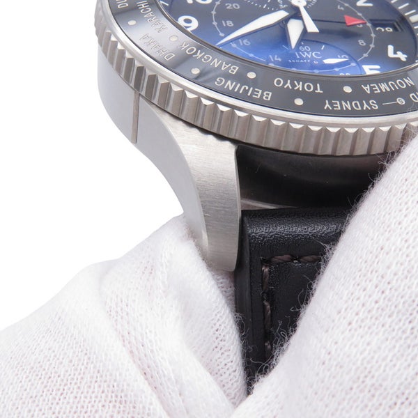 IWC パイロットウォッチ タイムゾーナー クロノグラフ IW395001 黒文字盤