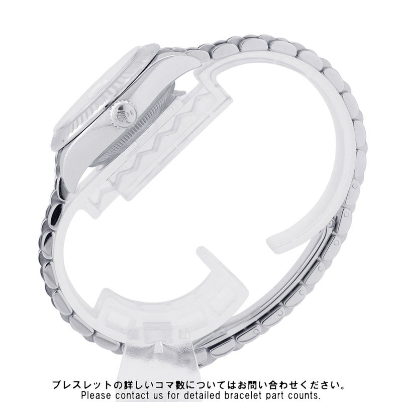 ロレックス レディ デイトジャスト SS/K18WG 247917G ROLEX 腕時計 シルバー文字盤 9Pスターダイヤ IXダイヤ