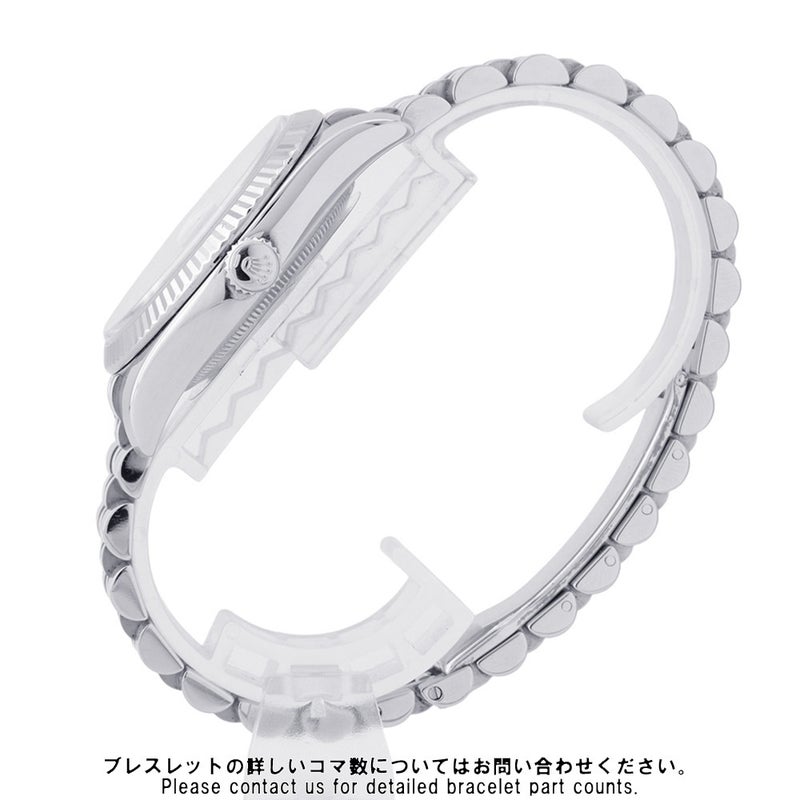 ロレックス デイトジャスト36 ランダムシリアル ルーレット SS/K18ホワイトゴールド 10Pダイヤ 116234G ROLEX 腕時計 シルバー文字盤