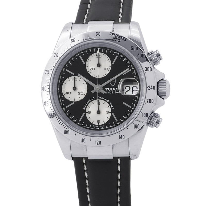 チュードル クロノタイム 79280 TUDOR 腕時計 黒文字盤