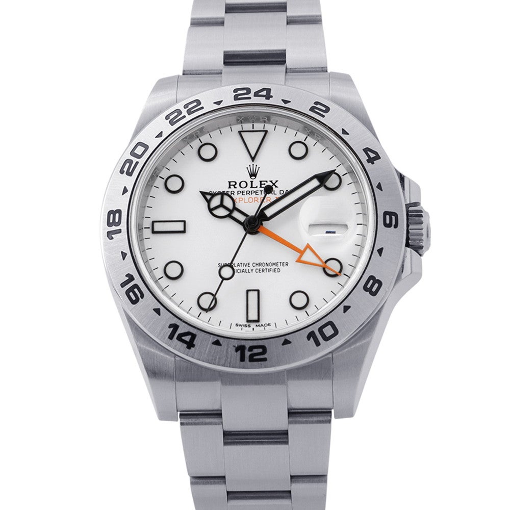 ロレックス ROLEX エクスプローラー2 ランダムシリアル 腕時計 【中古】 ロレックス エクスプローラー2 ランダムシリアル ルーレット 216570