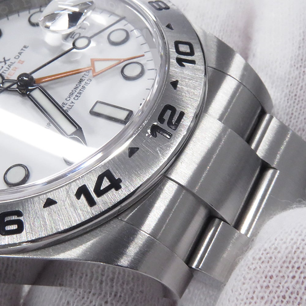 ロレックス エクスプローラー2 ランダムシリアル ルーレット 216570 ROLEX 腕時計 ウォッチ 白文字盤 ロレックス エクスプローラー2 ランダムシリアル ルーレット 216570