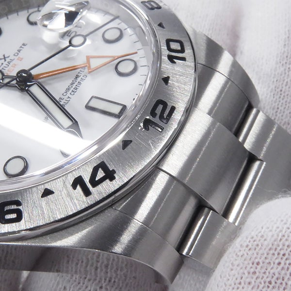 ロレックス エクスプローラー2 ランダムシリアル ルーレット 216570 ROLEX 腕時計 ウォッチ 白文字盤