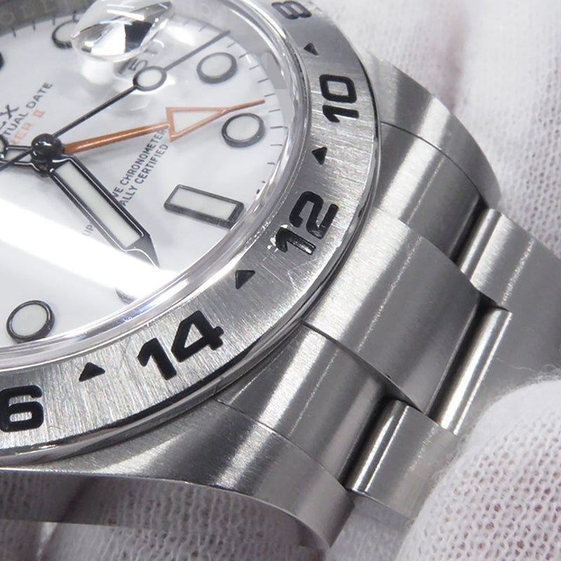 ロレックス エクスプローラー2 ランダムシリアル ルーレット 216570 ROLEX 腕時計 ウォッチ 白文字盤
