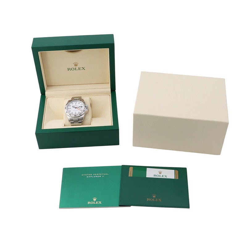 ロレックス エクスプローラー2 ランダムシリアル ルーレット 216570 ROLEX 腕時計 ウォッチ 白文字盤