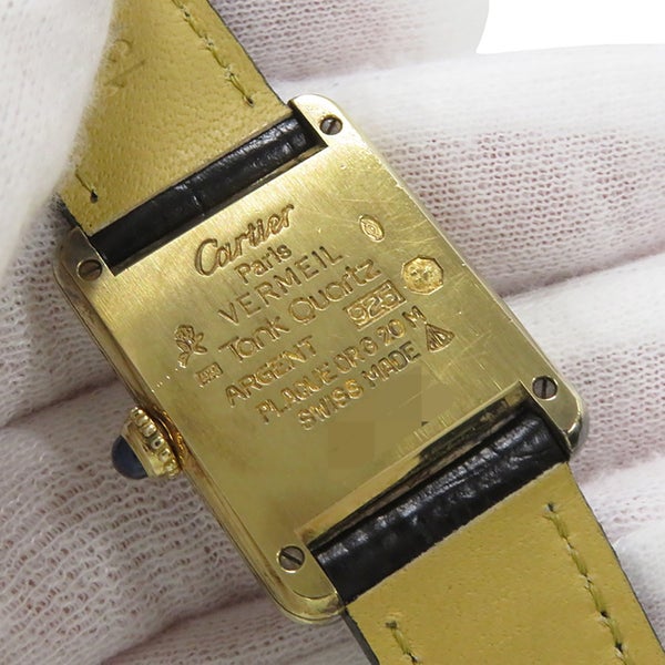 カルティエ マストタンク SM ヴェルメイユ W1003053 Cartier 腕時計 アイボリー文字盤 ヴィンテージ