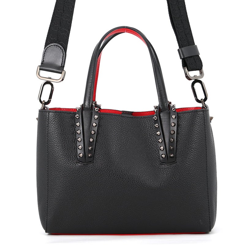 クリスチャン・ルブタン ハンドバッグ カバタ ミニ スタッズ 1255049 Christian Louboutin 2wayショルダーバッグ 黒