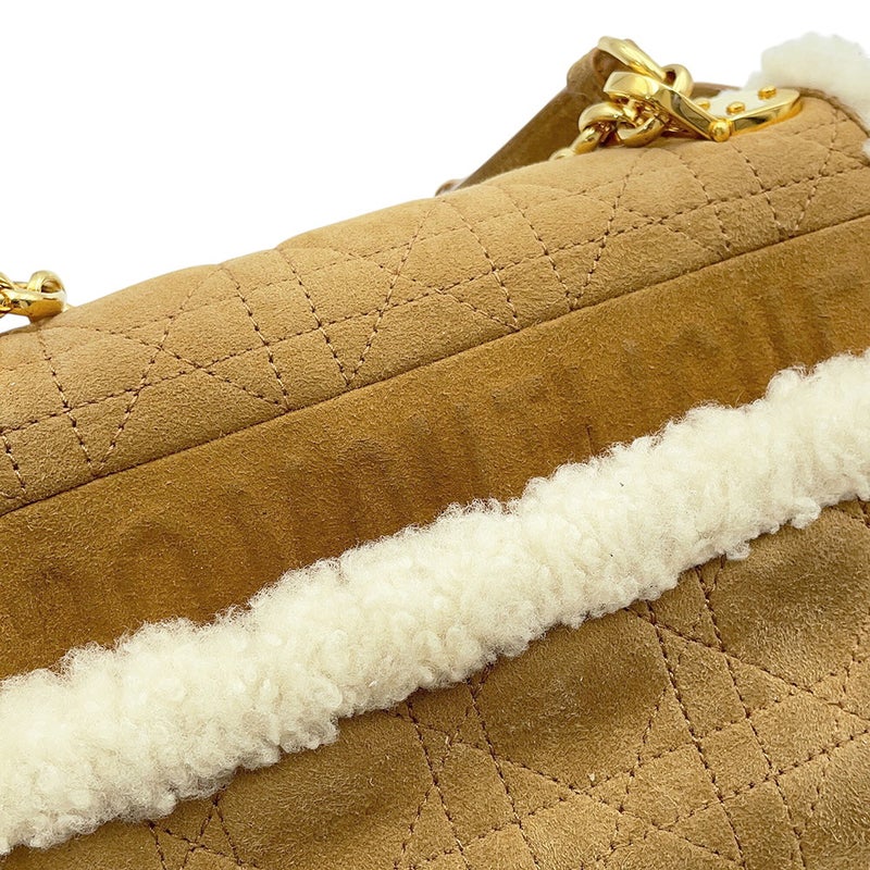 クリスチャン・ディオール ショルダーバッグ カロ カナージュ ムートン/シアリング M9241UMMN Christian Dior セール品