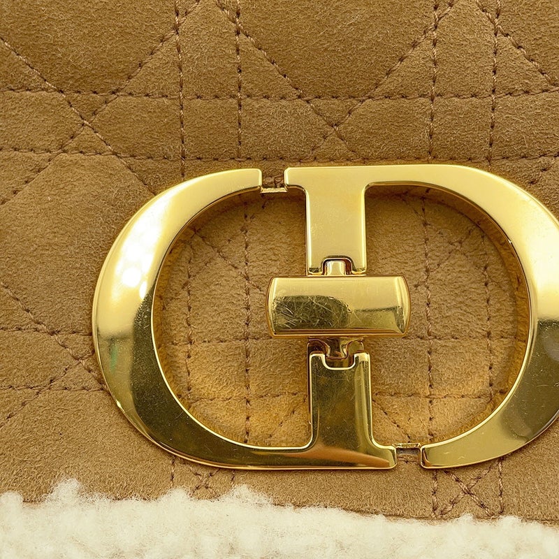 クリスチャン・ディオール ショルダーバッグ カロ カナージュ ムートン/シアリング M9241UMMN Christian Dior セール品