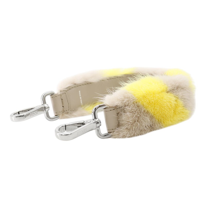 フェンディ ハンドストラップ ミニ ストラップユー ファー レザー FENDI ストラップ