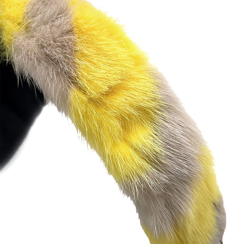 フェンディ ハンドストラップ ミニ ストラップユー ファー レザー FENDI ストラップ