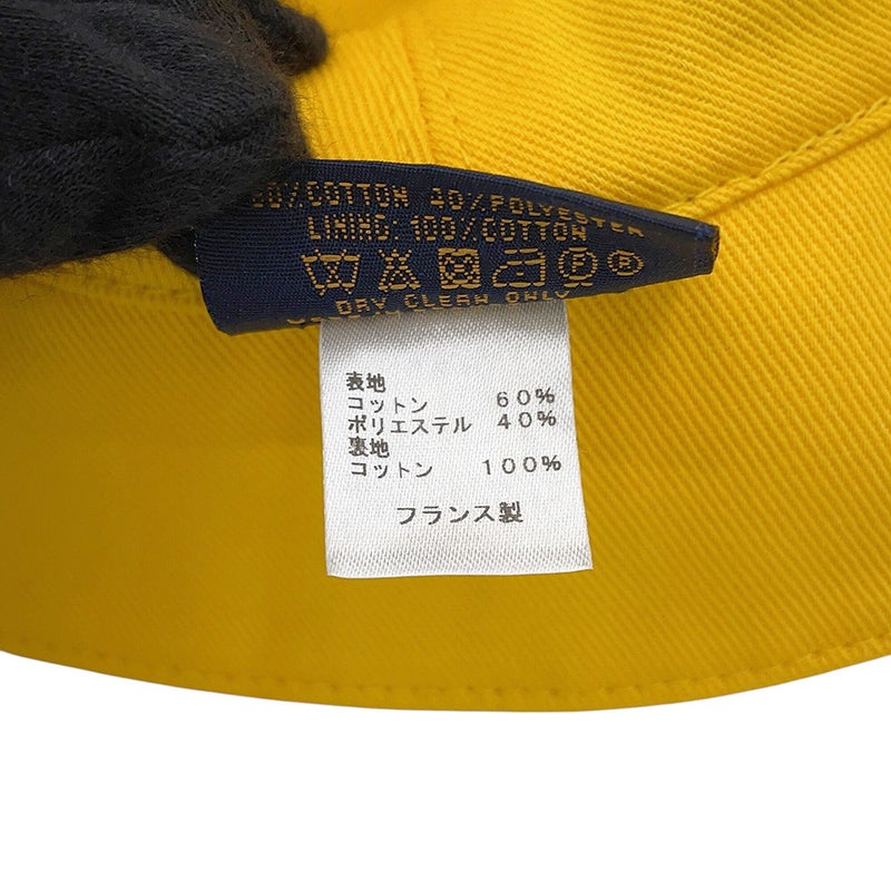 ルイヴィトン ハット リバーシブル バケットハット サイズ58 M76208 LOUIS VUITTON 帽子 黒 ブラック