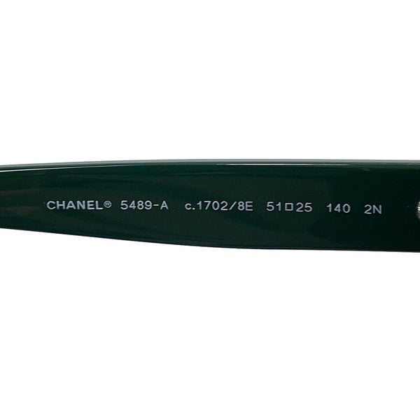シャネル サングラス ラウンド ココマーク パールチェーン付き 51□25 140 5489-A CHANEL アイウェア