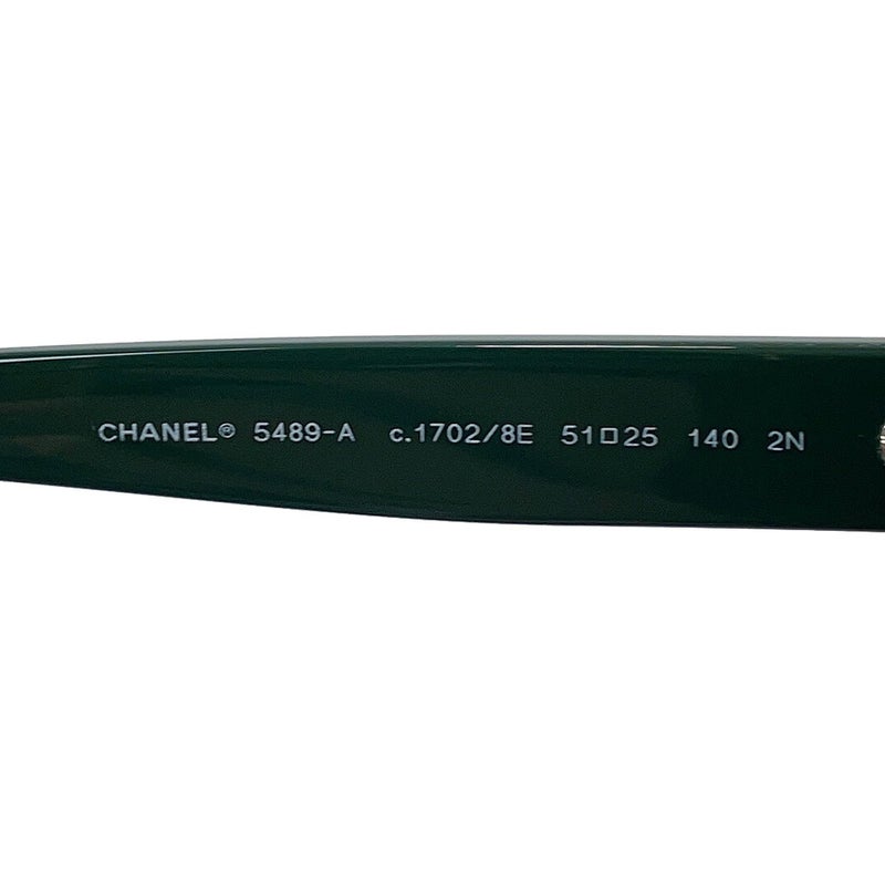 シャネル サングラス ラウンド ココマーク パールチェーン付き 51□25 140 5489-A CHANEL アイウェア