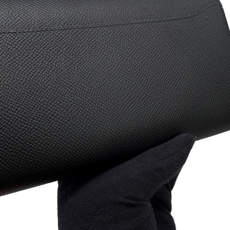 エルメス 長財布 コンスタンス トゥーゴー サングル・コルダージュ ブラック/ゴールド金具 エプソン W刻印 財布 黒