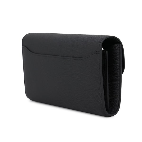 エルメス 長財布 コンスタンス トゥーゴー ロング ブラック/シルバー金具 エプソン G刻印 財布
