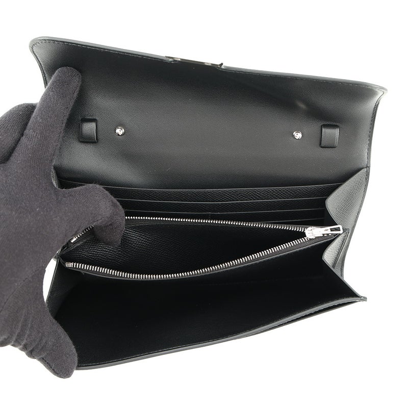 エルメス 長財布 コンスタンス トゥーゴー ロング ブラック/シルバー金具 エプソン G刻印 財布