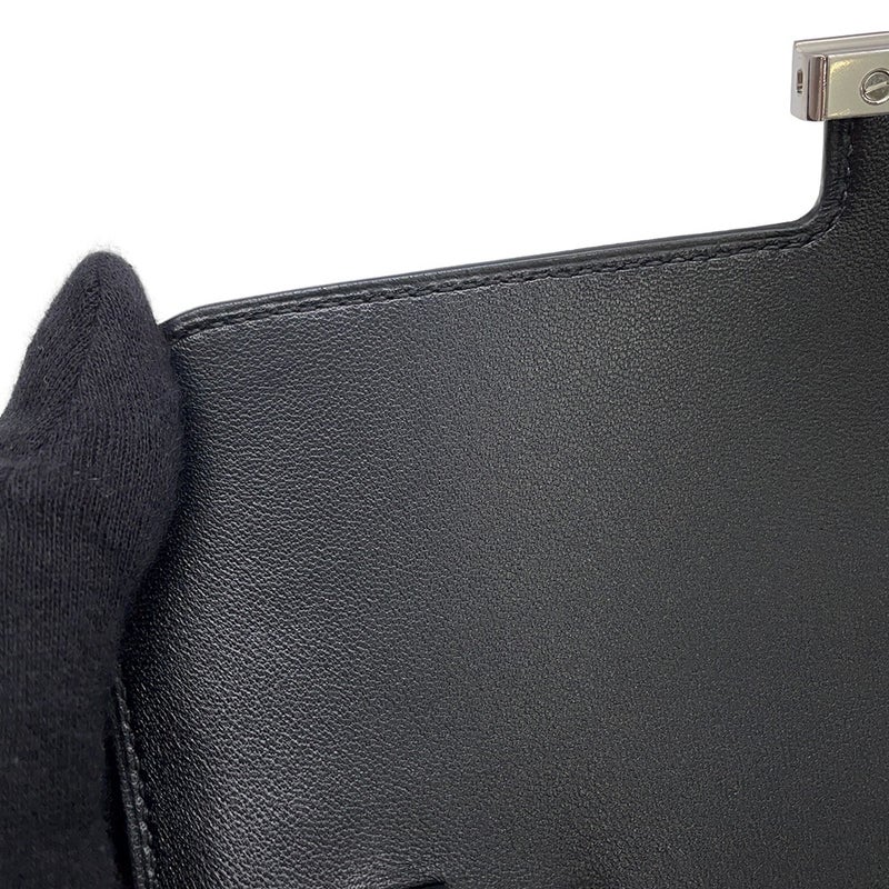 エルメス 長財布 コンスタンス トゥーゴー ロング ブラック/シルバー金具 エプソン G刻印 財布