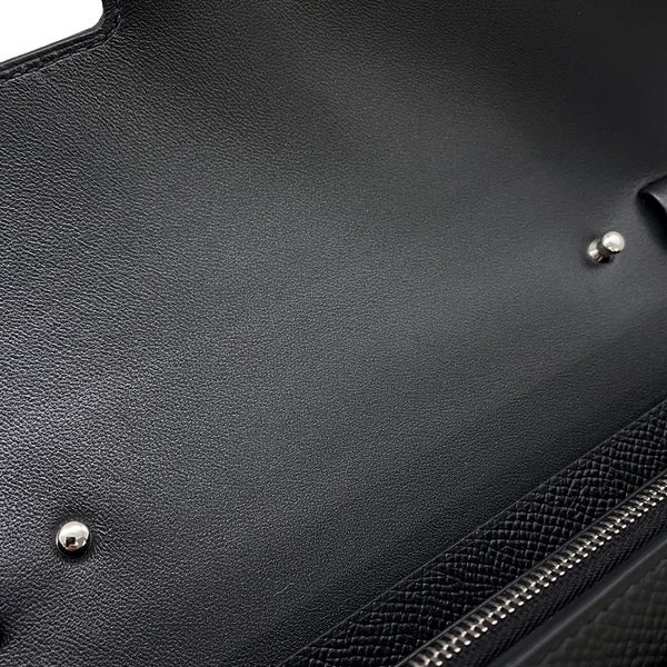 エルメス 長財布 コンスタンス トゥーゴー ロング ブラック/シルバー金具 エプソン G刻印 財布