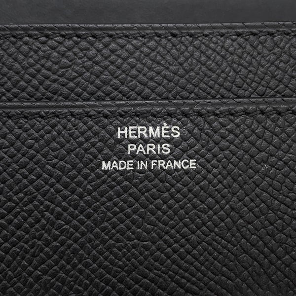 エルメス 長財布 コンスタンス トゥーゴー ロング ブラック/シルバー金具 エプソン G刻印 財布