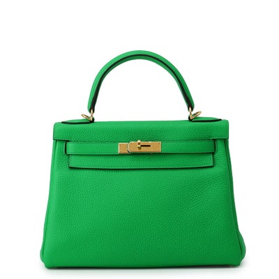 Hermès Kelly 28 Bambou Togo Gold