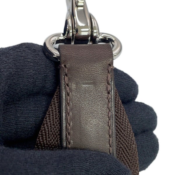 エルメス サックドパンサージュ グルーム ネイビー/フー/シルバー金具 トワルシェブロン/キャンバス K刻印 HERMES