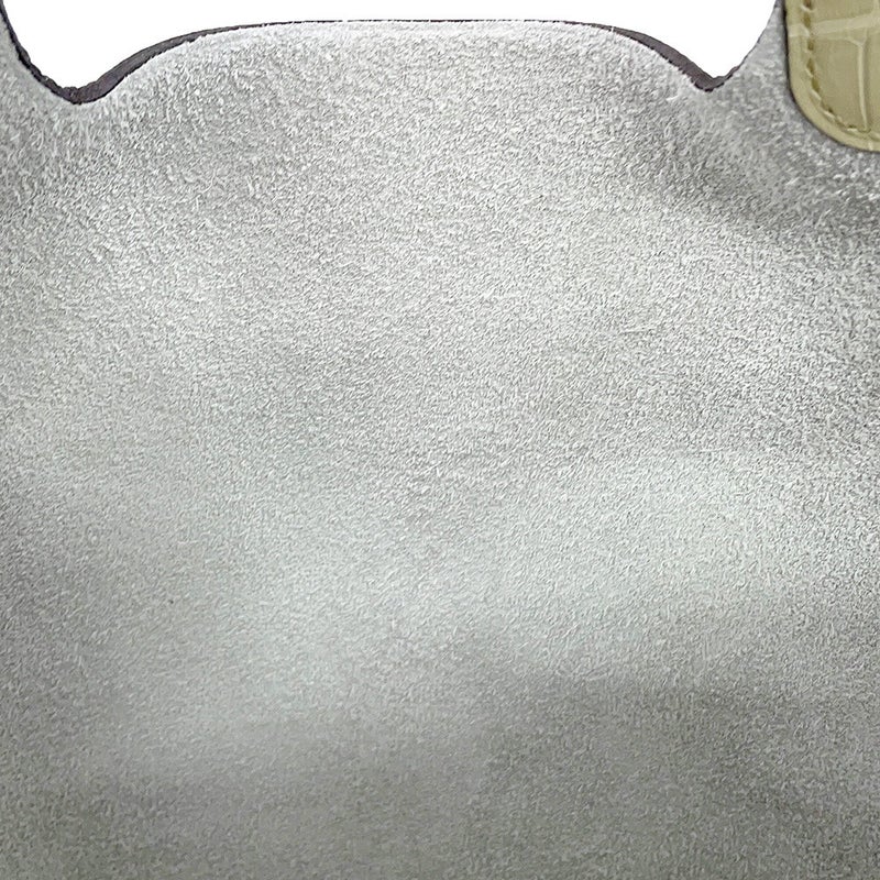 エルメス ハンドバッグ ピコタンロックPM タッチ ニューホワイト/ベトン/シルバー金具 トリヨンクレマンス/アリゲーターマット B刻印