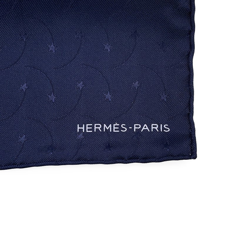 エルメス スカーフ カレ45 星 総柄 HERMES シルク