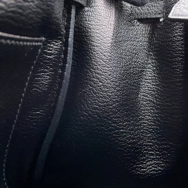 エルメス バーキン25 ブラック/ゴールド金具 トゴ X刻印 HERMES Birkin ハンドバッグ 黒