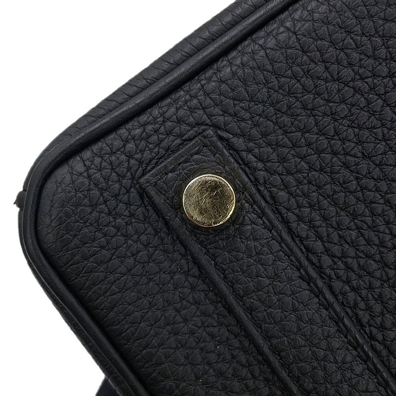 エルメス バーキン25 ブラック/ゴールド金具 トゴ X刻印 HERMES Birkin ハンドバッグ 黒