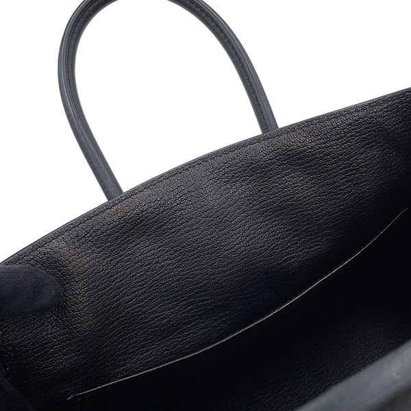 エルメス バーキン25 ブラック/ゴールド金具 トゴ X刻印 HERMES Birkin ハンドバッグ 黒