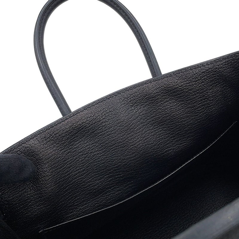 エルメス バーキン25 ブラック/ゴールド金具 トゴ X刻印 HERMES Birkin ハンドバッグ 黒